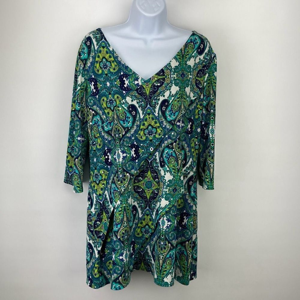 Joseph Ribkoff Sequin Top Womens Size 14